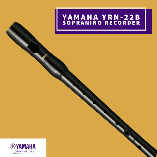 Yamaha YRN-22B Sopranino 2 Piece Abs Resin Recorder (Key of F)