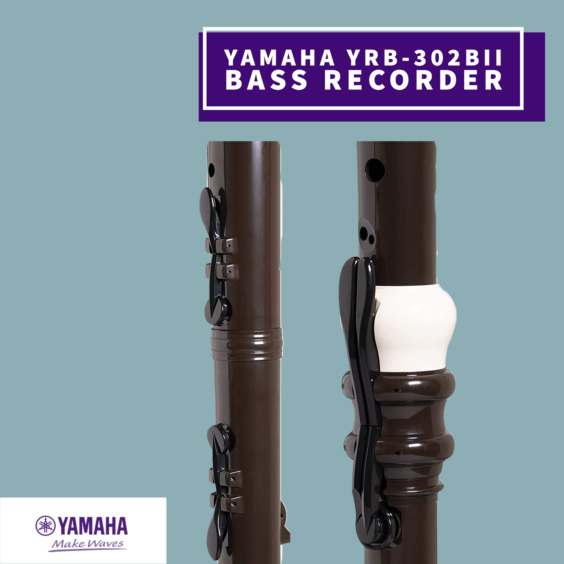 Yamaha Yrb-302Bii 4 Piece Abs Resin Bass Recorder (Key Of F) Musical Instruments & Accessories