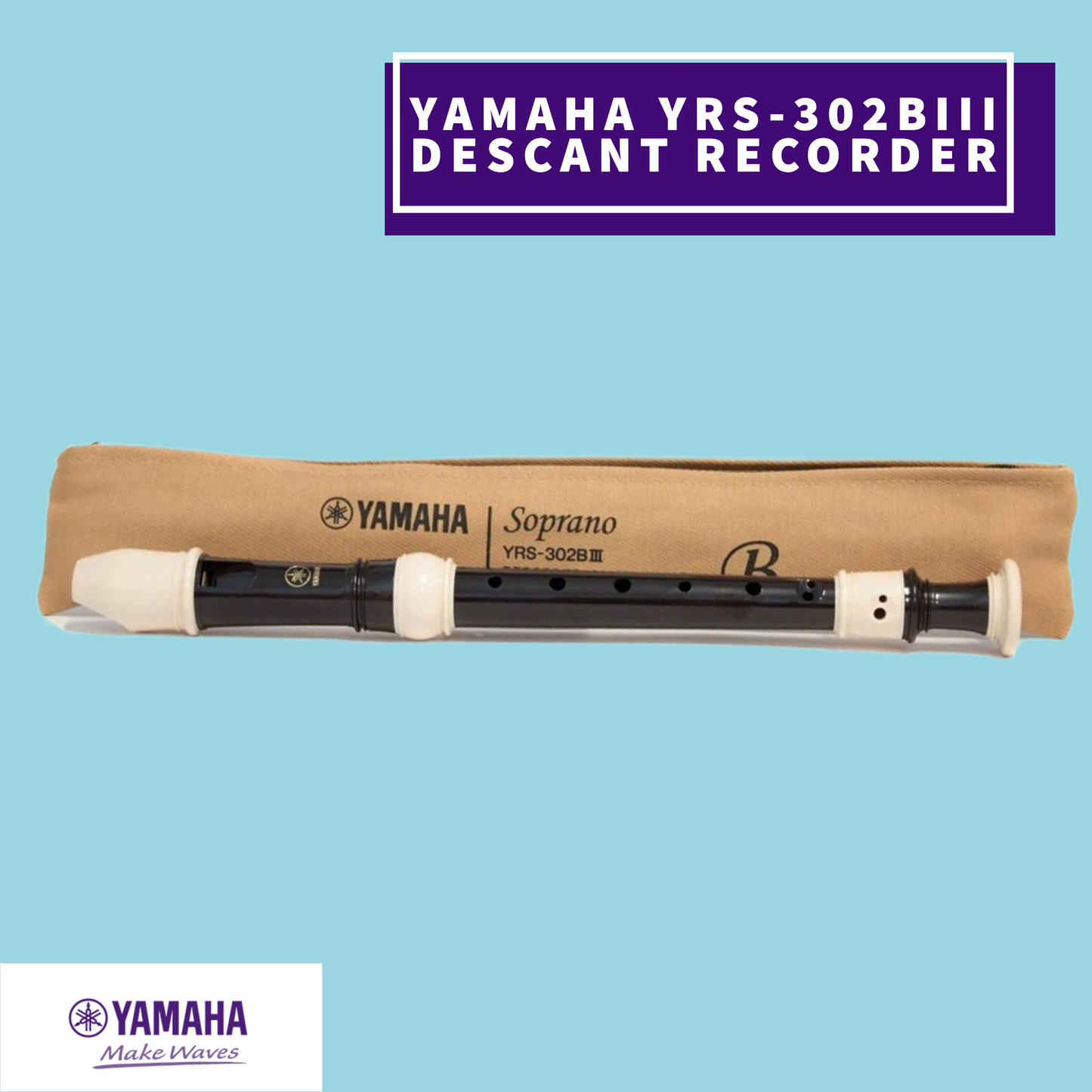 Yamaha Yrs-302Biii Descant 3 Piece Abs Resin Recorder (Key Of C) Musical Instruments & Accessories