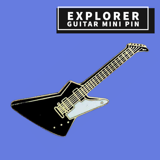 Explorer Guitar Mini Pin (Black) Giftware