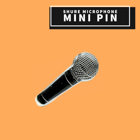 Shure Microphone Mini Pin Giftware