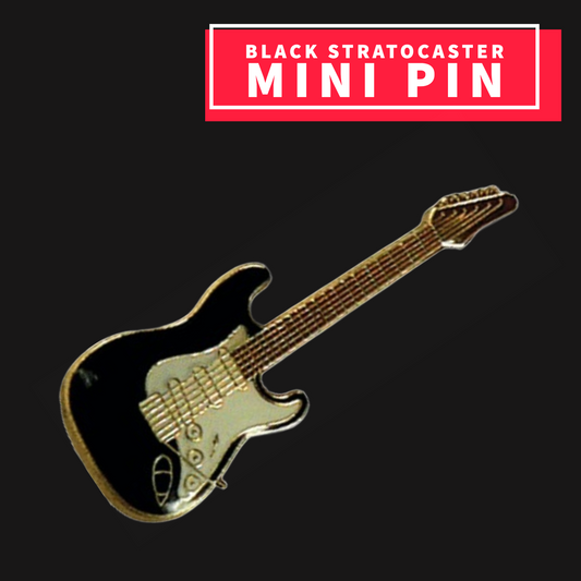 Black Stratocaster Mini Pin Giftware