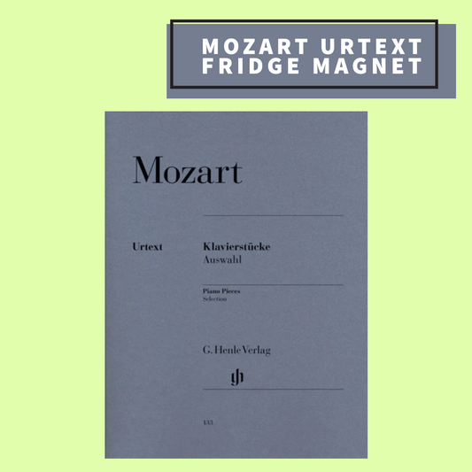 Mozart Urtext Sheet Music Magnet Giftware