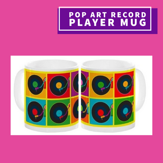 Pop Art Record Player Mug Giftware