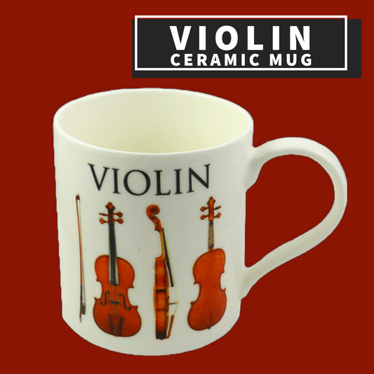 Violin Ceramic Mug Giftware