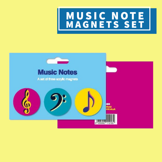 Music Magnets Set Of 3 Giftware