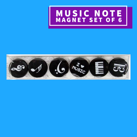 Music Notes Magnet 6 Set Giftware