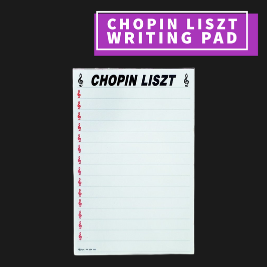 Chopin Liszt Writing Pad Giftware