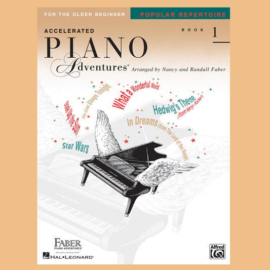 Accelerated Piano Adventures: Pop Repertoire Book 1 & Keyboard