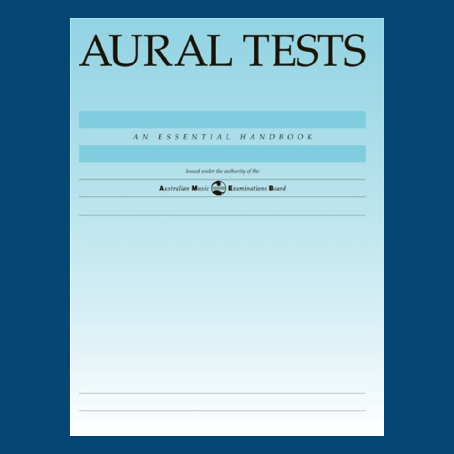 Ameb Aural Tests 1992 Book Theory