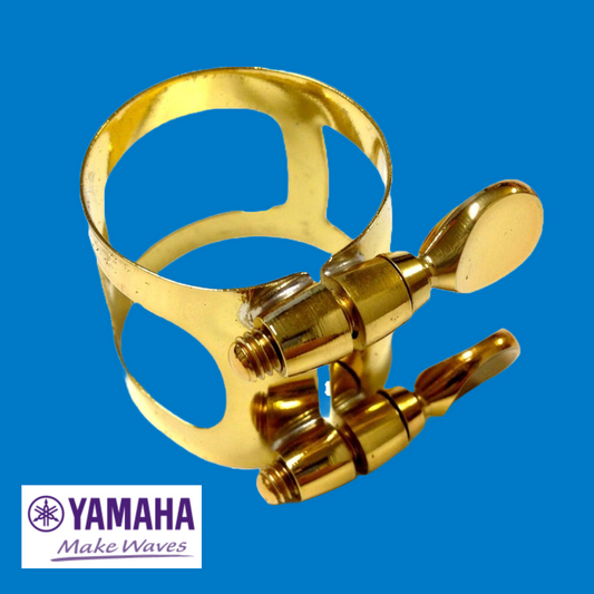 Yamaha Tenor Saxophone Ligature (Gold Finish) Musical Instruments & Accessories