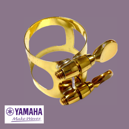 Yamaha Alto Saxophone Ligature (Gold Finish) Musical Instruments & Accessories