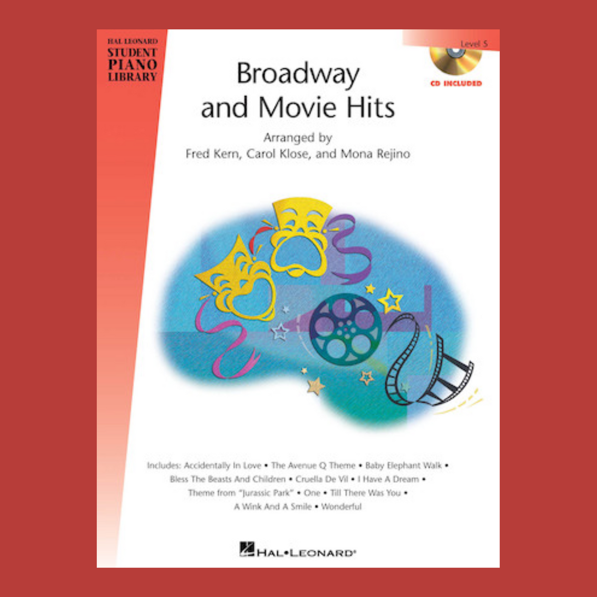 Hal Leonard Student Piano Library - Broadway & Movie Hits Level 5 Book/Cd