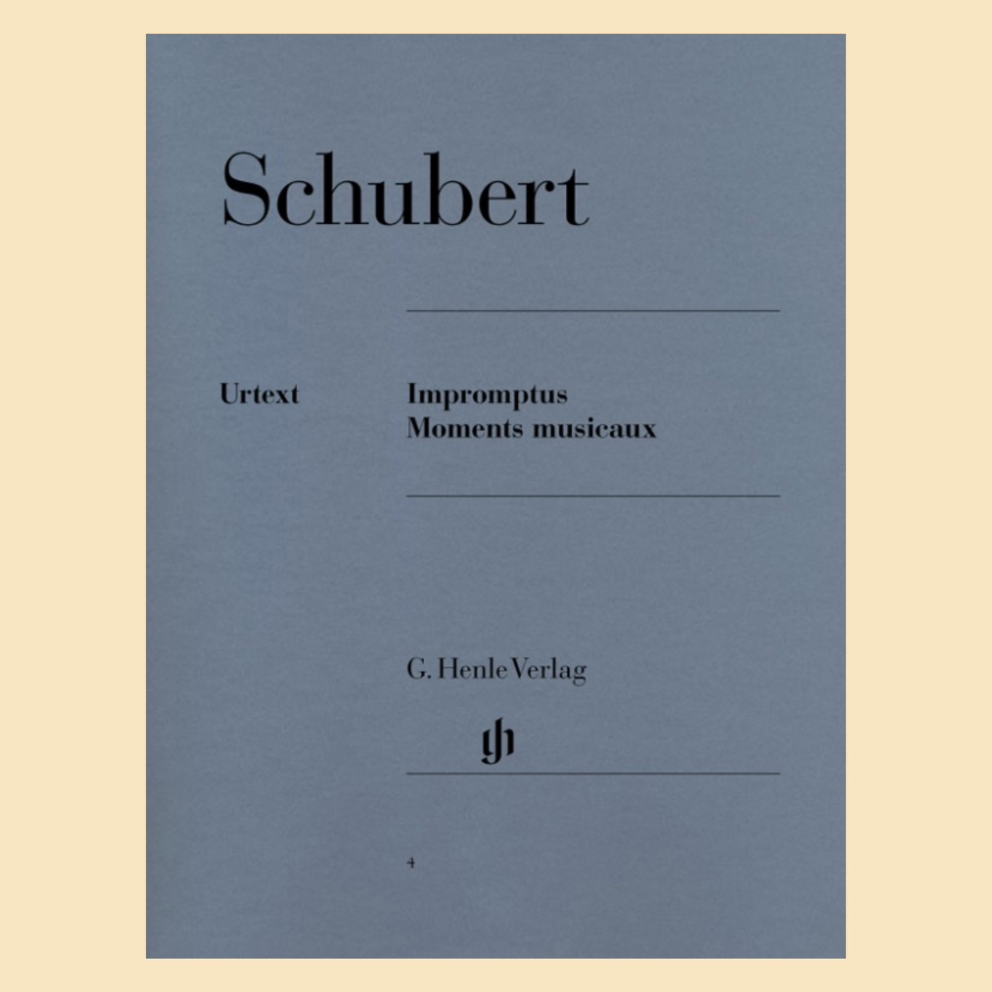 Franz Schubert - Impromptus And Moments Musicaux Book