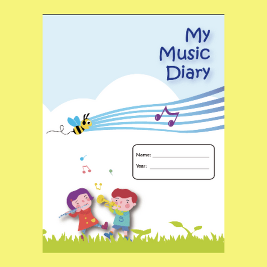 Music Bumblebees - My Music Diary Book