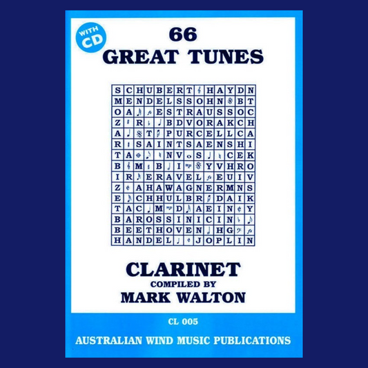 66 Great Tunes For Clarinet Book/Cd
