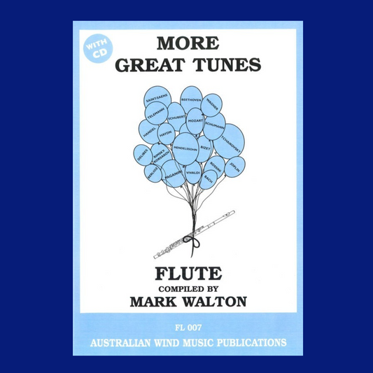 More Great Tunes For Flute Book and Cd