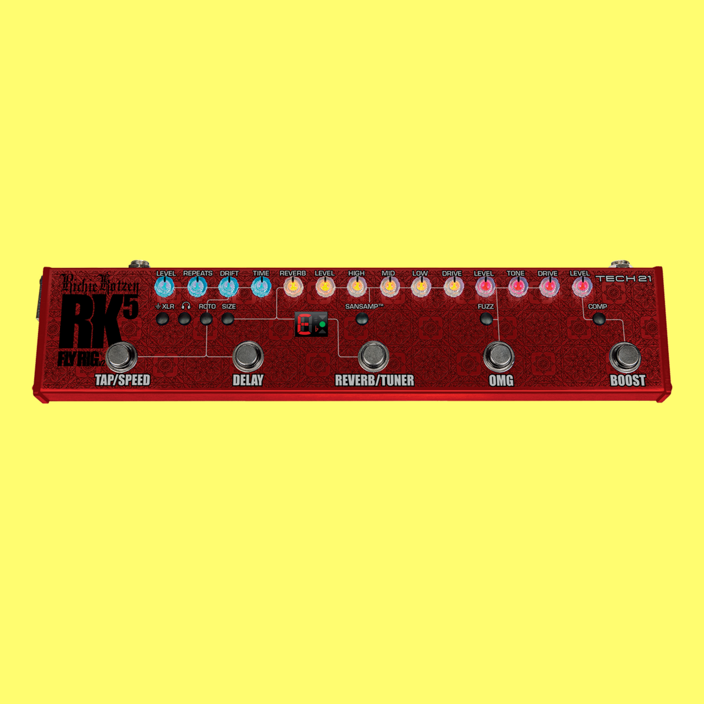 Tech 21 Richie Kotzen FlyRig 5 Version 2 Guitar Pedal
