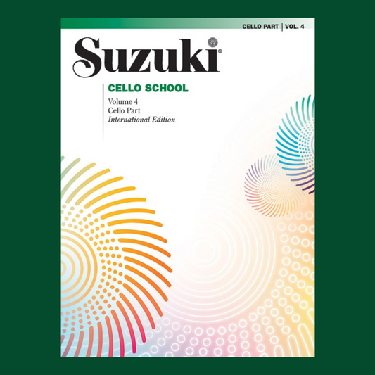 Suzuki Cello School - Volume 4 Cello Part Book (Revised Edition)