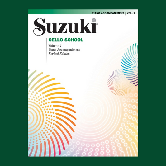Suzuki Cello School - Volume 7 Piano Accompaniment Book