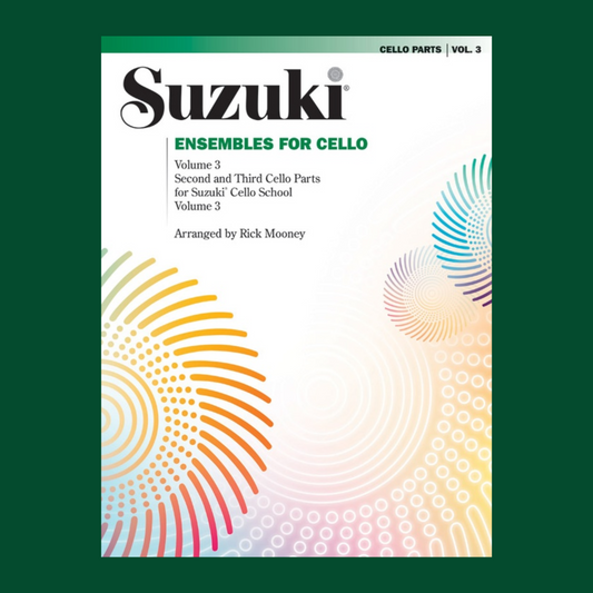Suzuki Cello School - Ensembles for Cello Volume 3 Book