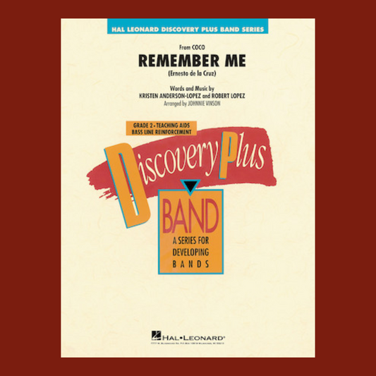 Remember Me (From Coco) For Concert Band -  Score/Parts