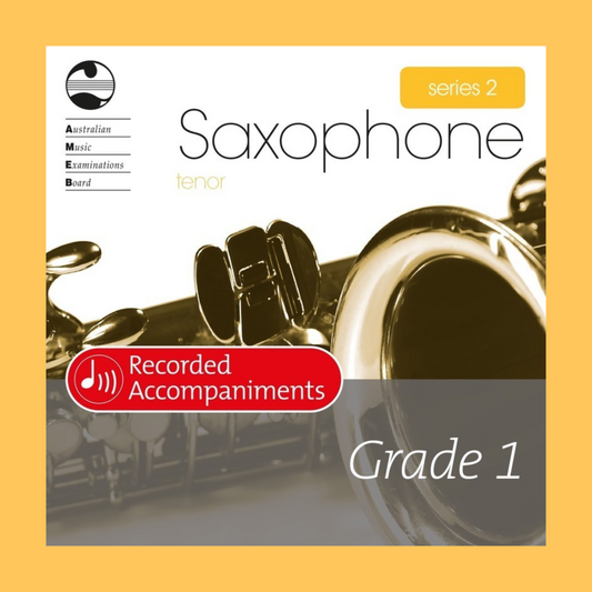 AMEB Saxophone Tenor/Soprano (Bb) Series 2 - Grade 1 Accompaniment Cd