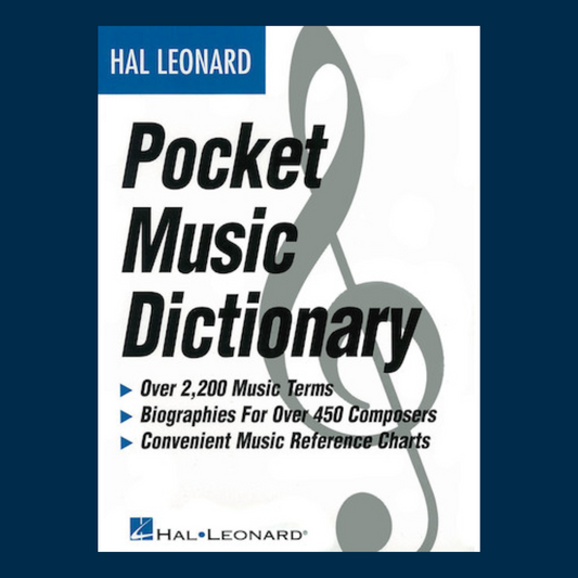 Hal Leonard - Pocket Music Dictionary Book