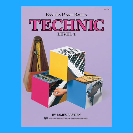 Bastien Piano Basics - Technic Level 1 Book