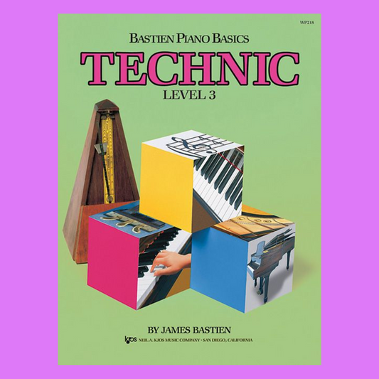 Bastien Piano Basics - Technic Level 3 Book