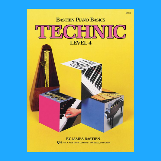 Bastien Piano Basics - Technic Level 4 Book