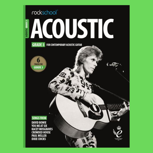 Rockschool Acoustic Guitar Grade 3 Book/Ola (2019+)