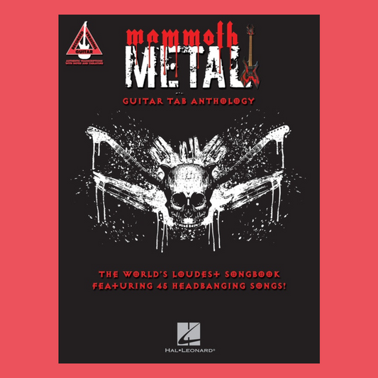Mammoth Metal Guitar Tab Anthology Book