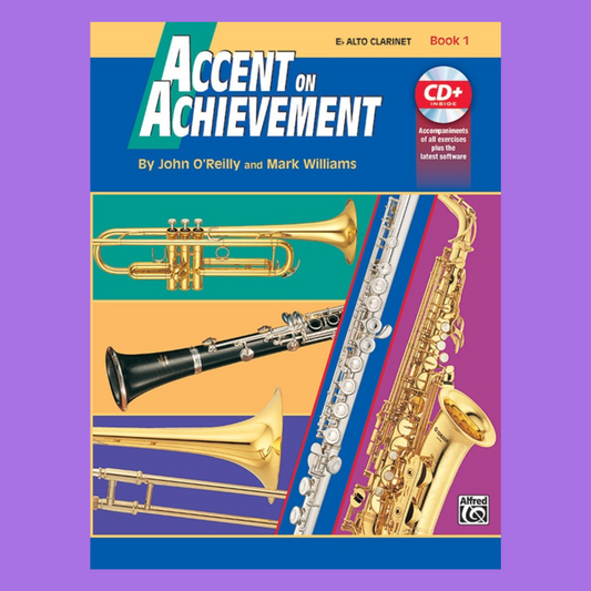 Accent On Achievement - Alto Clarinet Book 1 (Book/Cd)