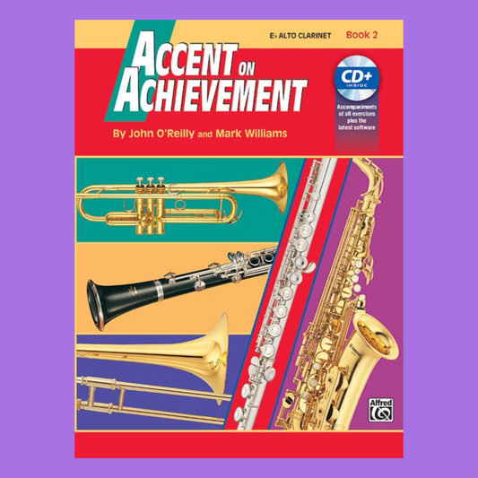 Accent On Achievement - Alto Clarinet Book 2 (Book/Cd)