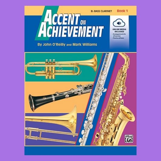 Accent On Achievement - Bass Clarinet Book 1 (Book/Ola)