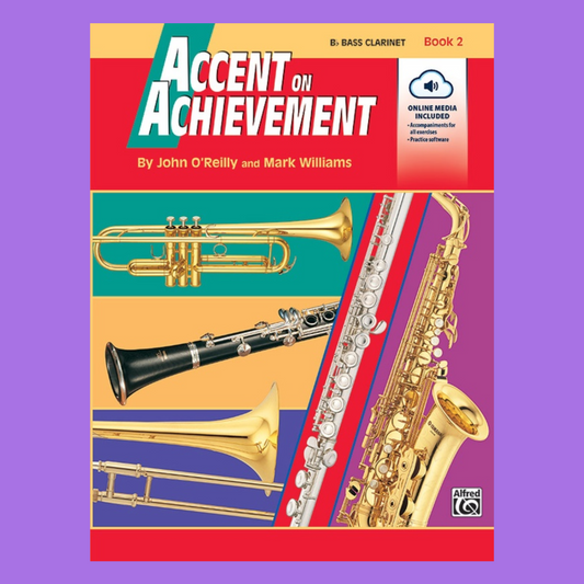 Accent On Achievement - Bass Clarinet Book 2 (Book/Ola)