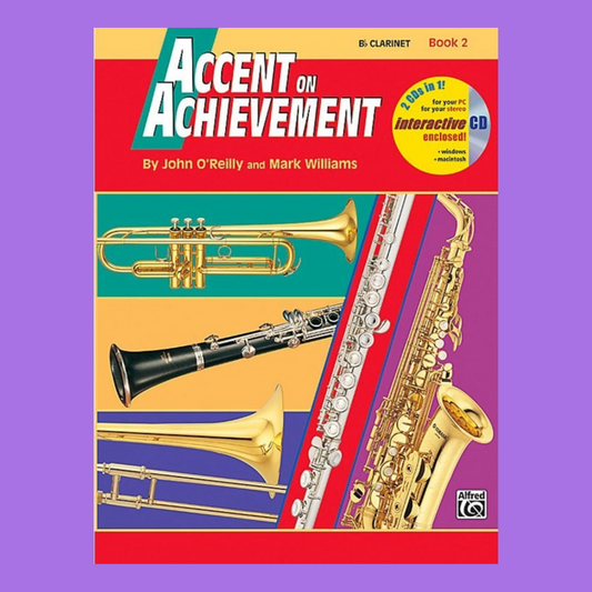 Accent On Achievement - Clarinet Book 2 (Book/Cd)