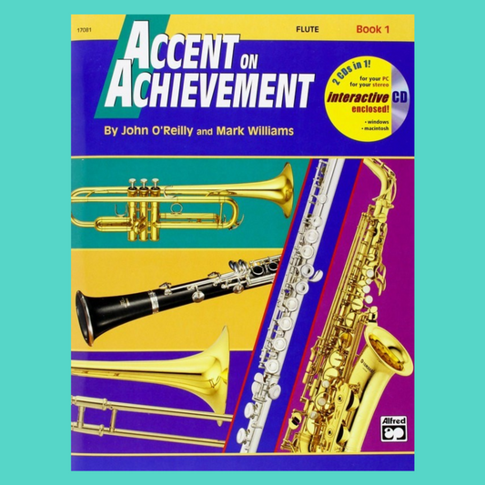Accent On Achievement - Flute Book 1 (Book/Cd)