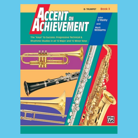 Accent On Achievement - Trumpet Book 3 (Book/Ola)