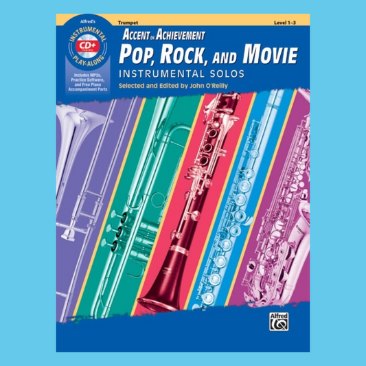 Accent on Achievement - Pop, Rock, and Movie for Trumpet Book/Cd