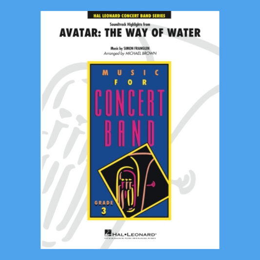 Soundtrack Highlights From Avatar - The Way of Water (Concert Band Score/Parts)