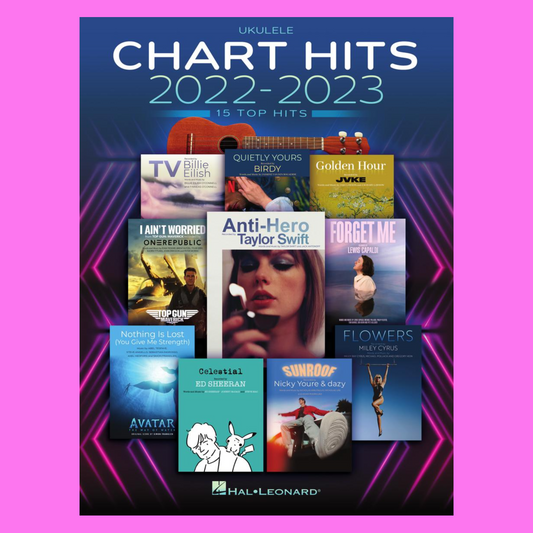 Chart Hits 2022-2023 - For Ukulele Chord & Lyric Book
