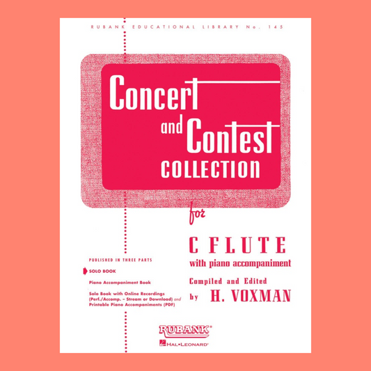 Rubank Concert And Contest Collection - Flute Solo Book