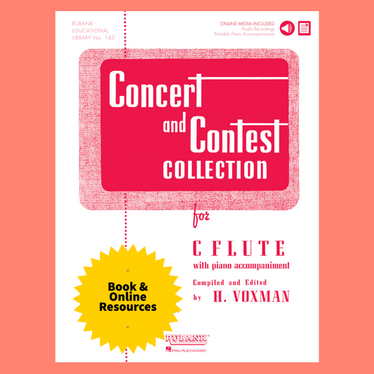 Rubank Concert And Contest Collection For Flute - Book/Olm