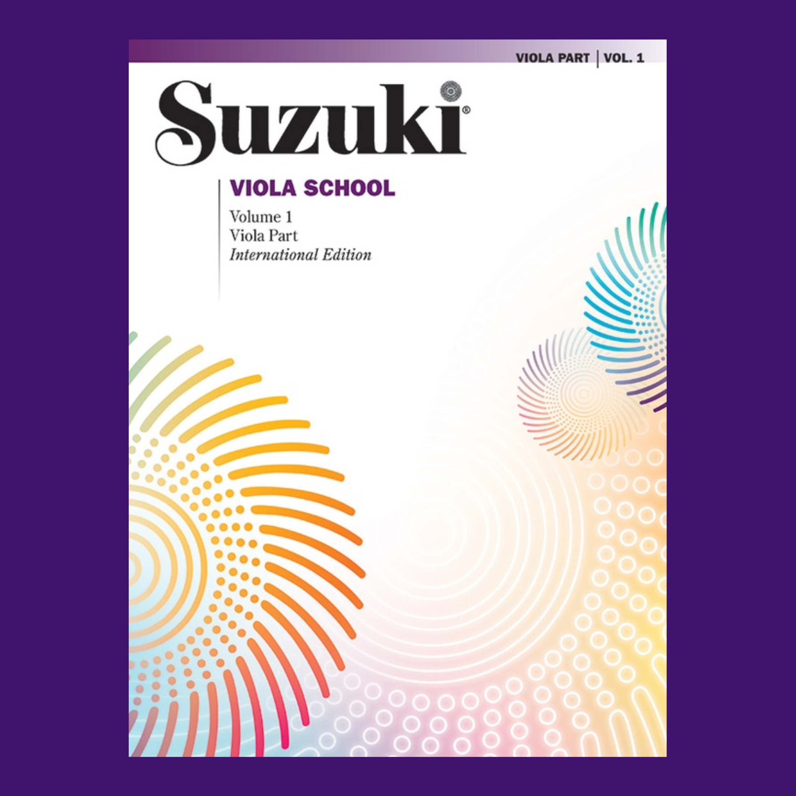 Suzuki Viola School: Viola Part Volume 1 Book (International Edition) – Music2u.com.au