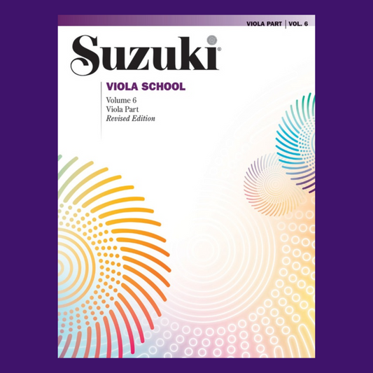 Suzuki Viola School: Viola Part Volume 6 Book (International Edition)