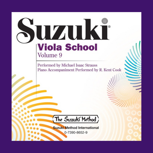 Suzuki Viola School - Volume 9 Accompaniment Cd