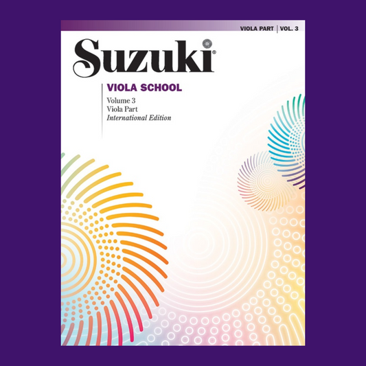 Suzuki Viola School: Viola Part Volume 3 Book