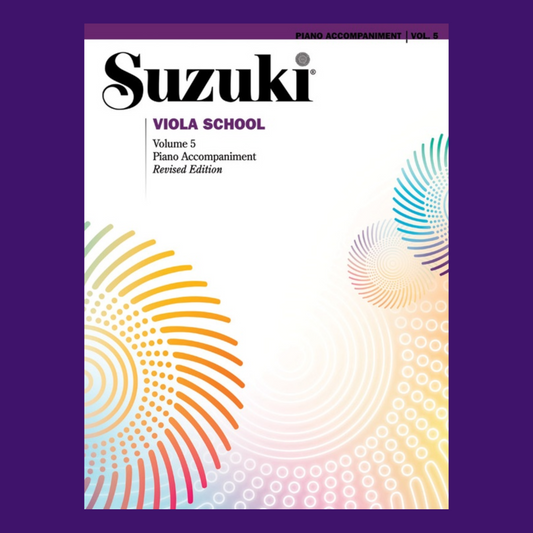 Suzuki Viola School: Volume 5 Piano Accompaniment Book